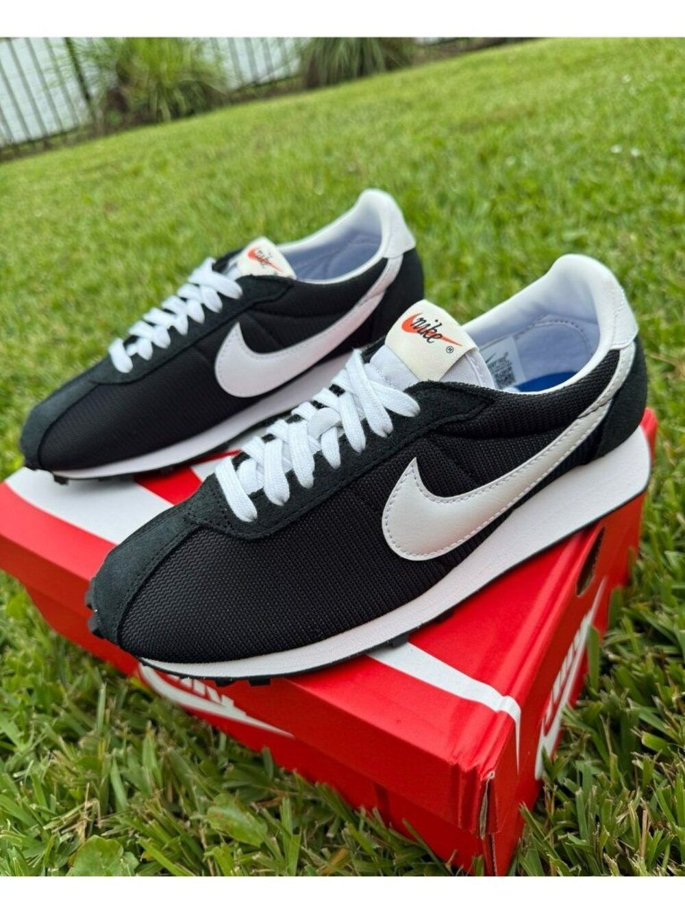 8.5 WOMEN'S NIKE LD-1000 BLACK / WHITE OREO RUNNING SHOES SNEAKERS